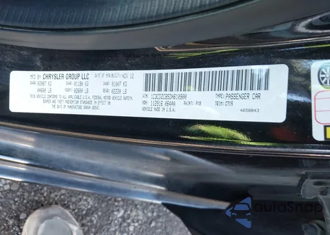 2013 Dodge Avenger Sxt из США, поврежденный, VIN 1C3CDZCB5DN610900